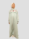 Çocuk-Elbise-Çiçek-Müslin-suyeşili-3