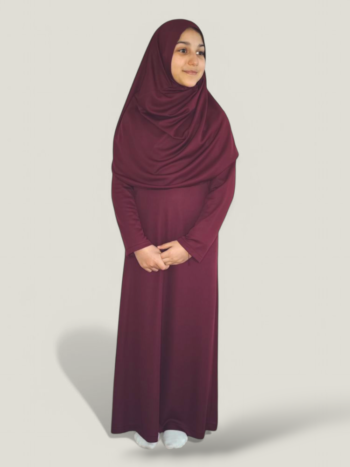 Çocuk Tesettür Pratik Namaz Elbisesi